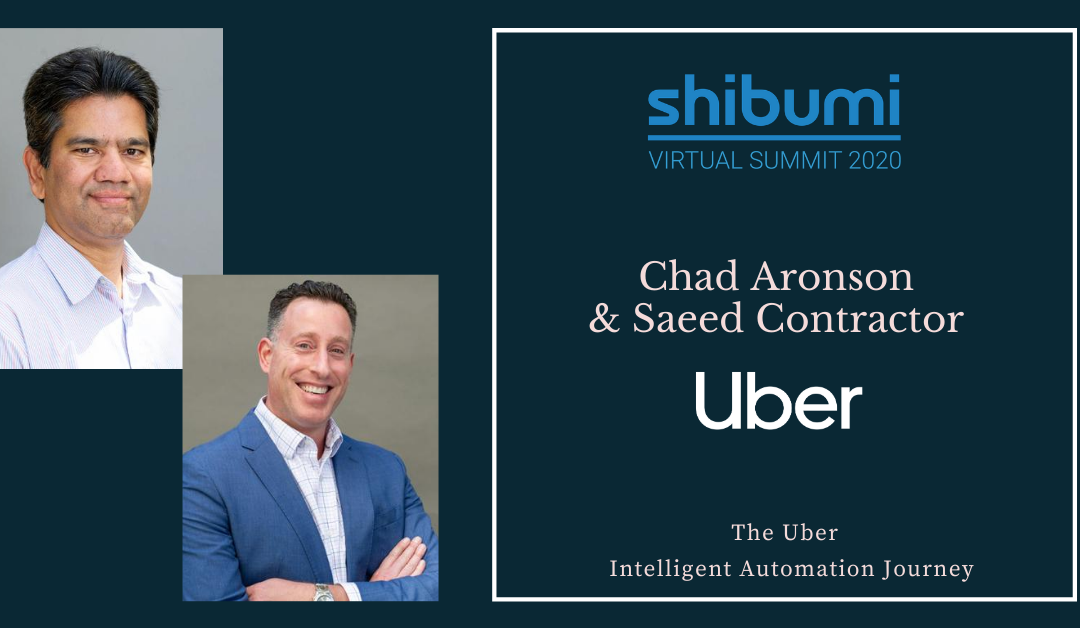 The Uber Intelligent Automation Journey