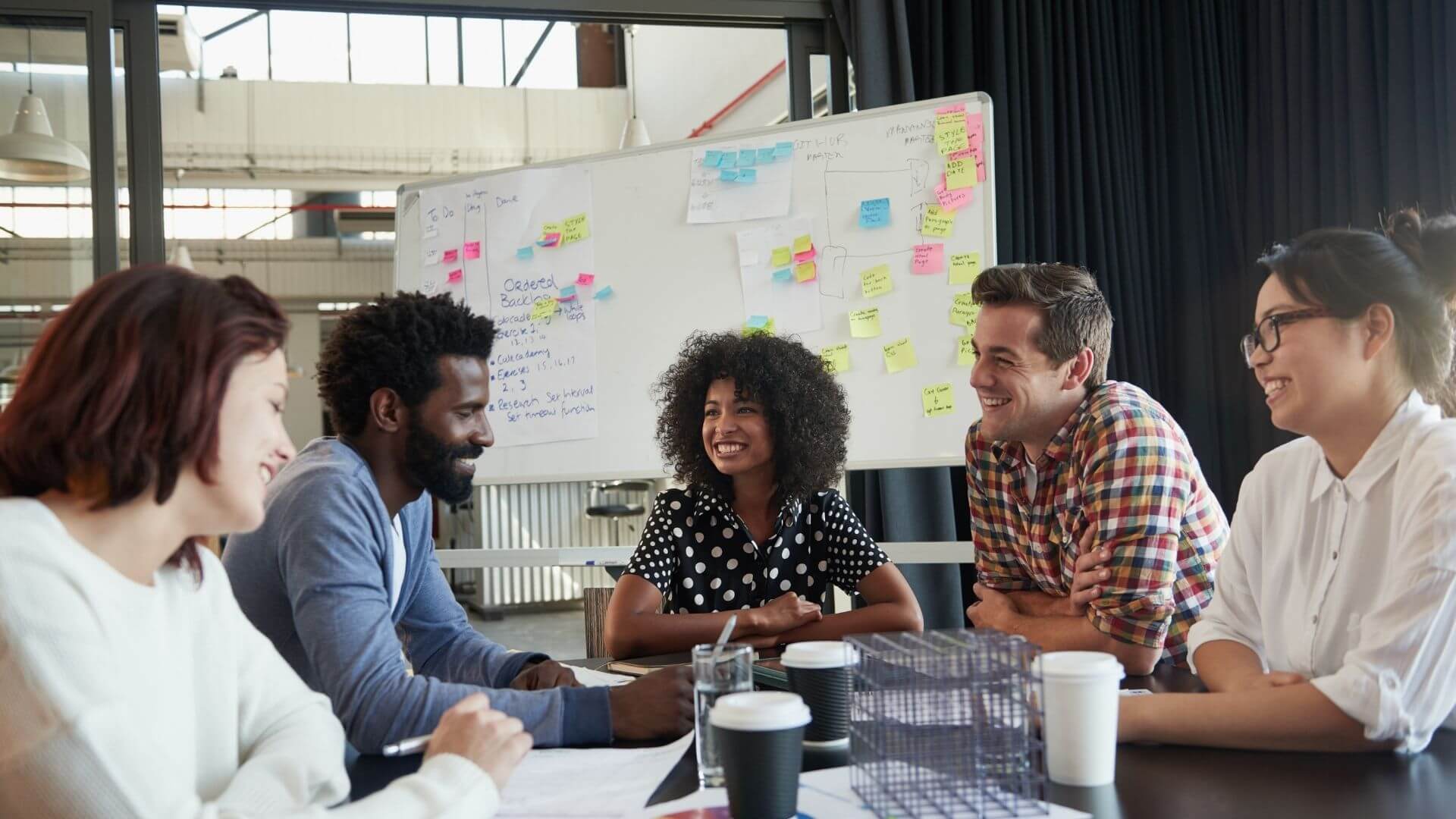 Professionals collaborating