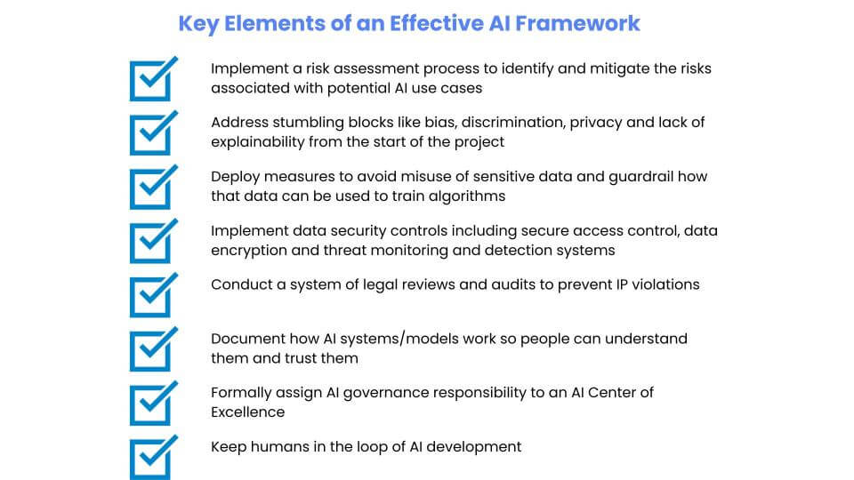 Key Elements of an Effective AI Framework